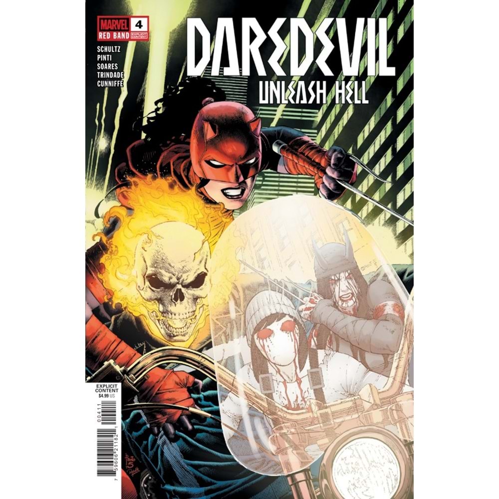 DAREDEVIL UNLEASH HELL RED BAND # 4 (OF 5) (POLYBAGGED)