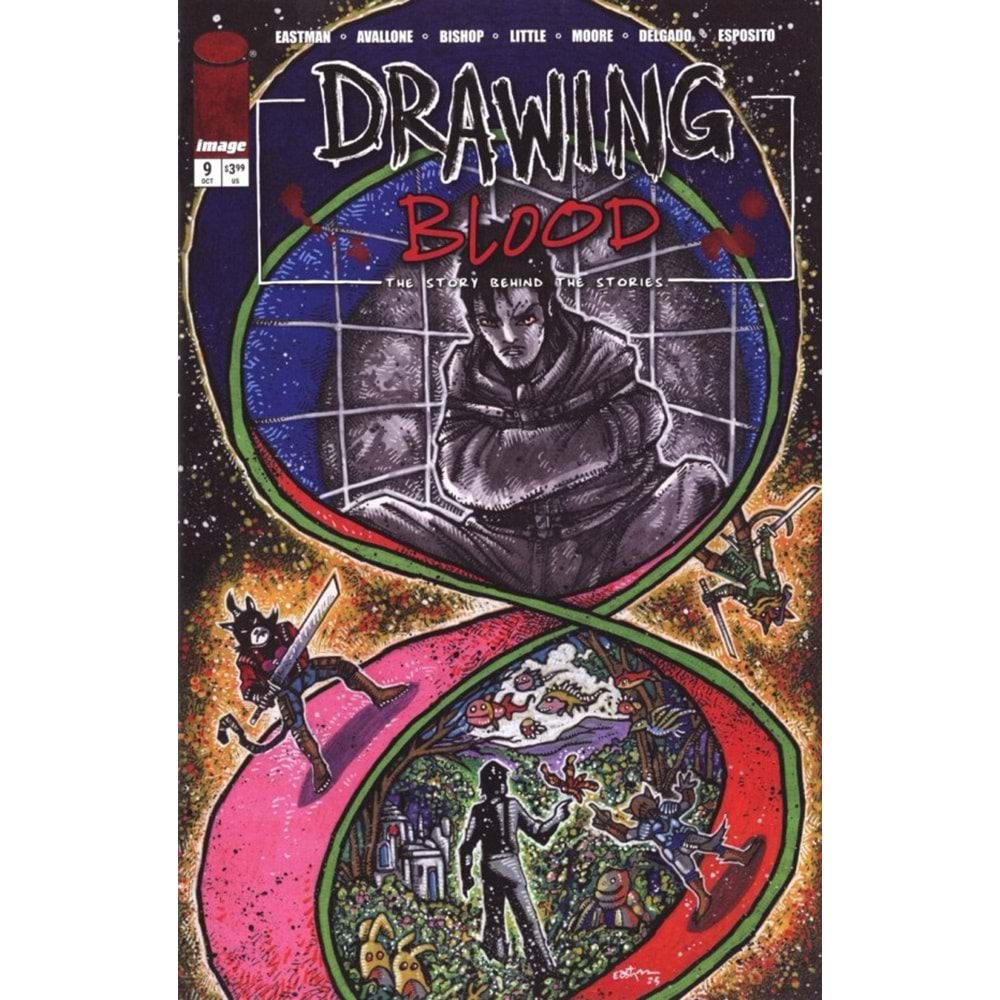 DRAWING BLOOD # 9 (OF 12) COVER A KEVIN EASTMAN