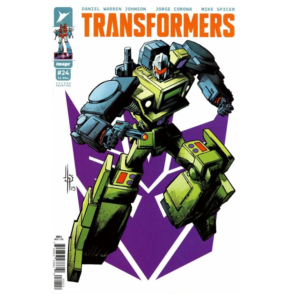 TRANSFORMERS (2023) # 24 SECOND PRINTING COVER A JASON HOWARD DECEPTICON
