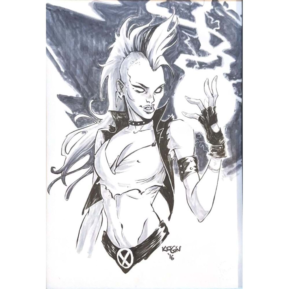 STORM SKETCH BY SÜMEYYE KESGİN ÇERÇEVELİ