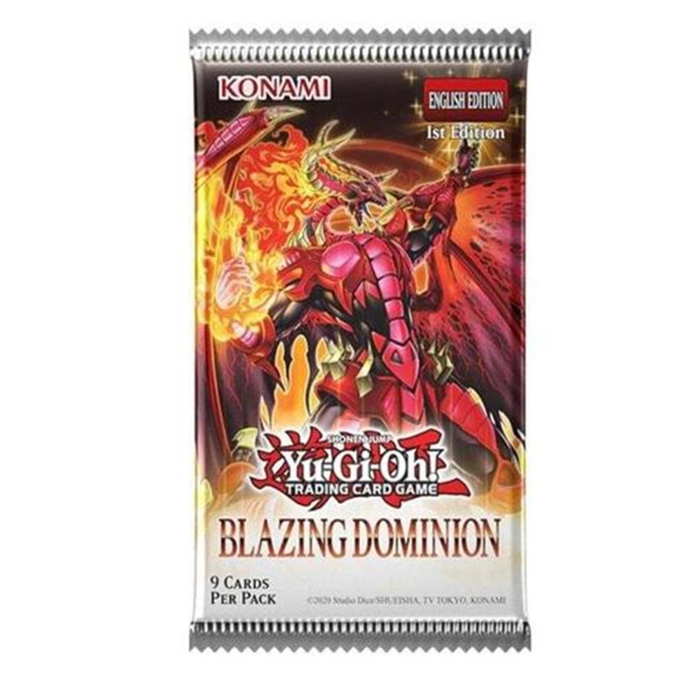 YUGIOH BLAZING DOMINION BOOSTER PACK