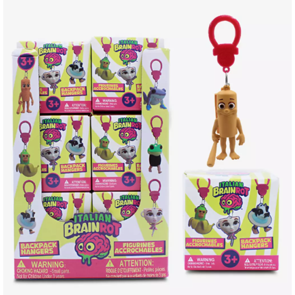 ITALIAN BRAINROT BACKPACK HANGERS
