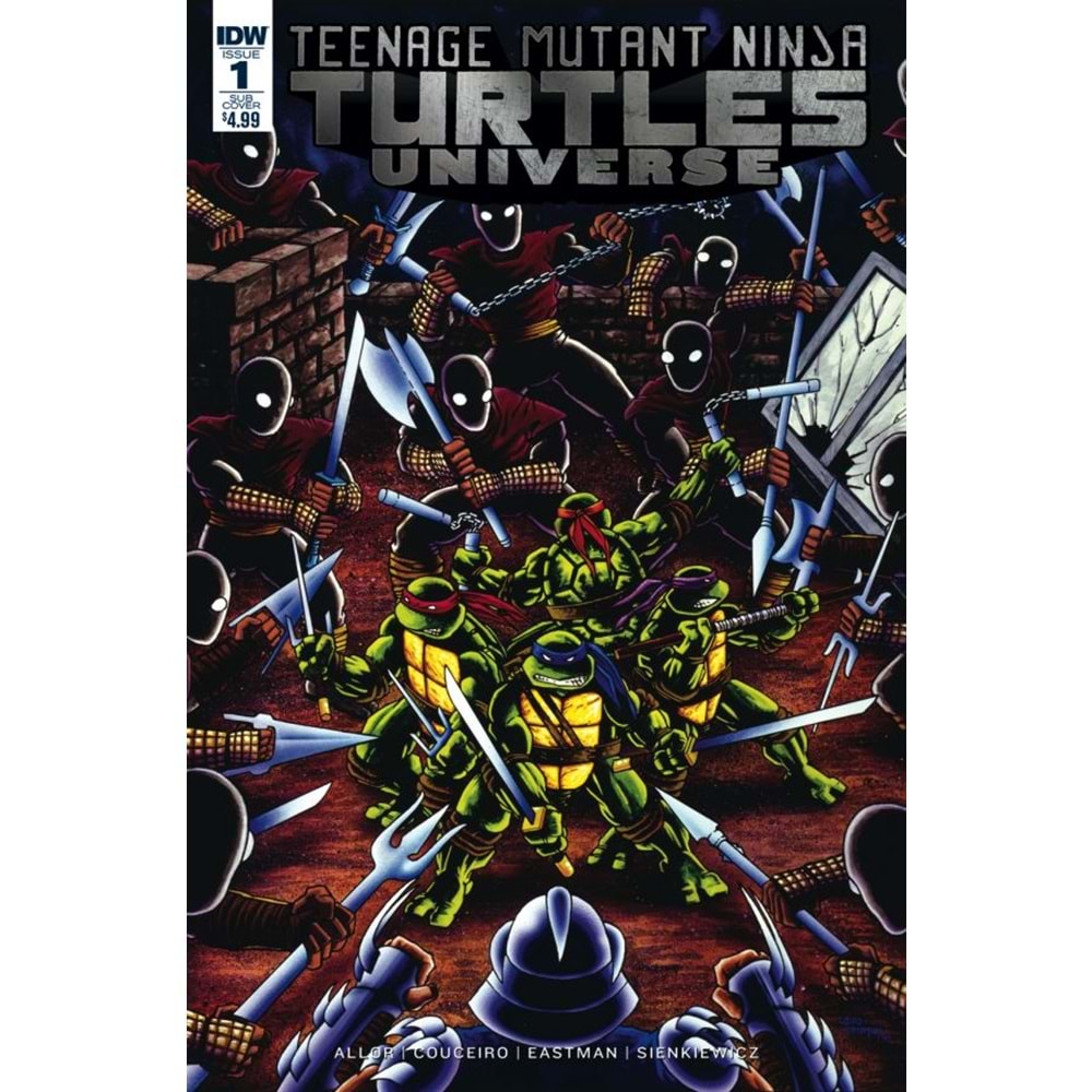 TEENAGE MUTANT NINJA TURTLES UNIVERSE #1 COVER B KEVIN EASTMAN & PETER LAIRD VARIANT