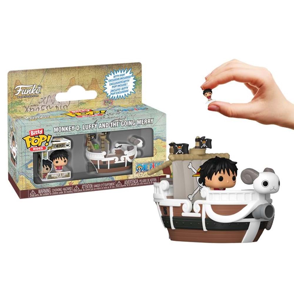 FUNKO BITTY POP RIDES MONKEY D LUFFY AND THE GOING MERRY