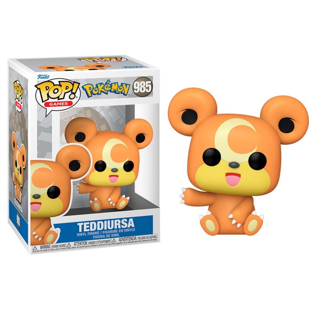 FUNKO POP GAMES POKEMON TEDDIURSA 985