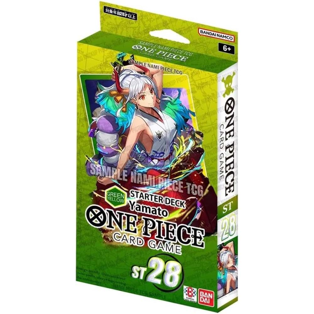 ONE PIECE CARD GAME STARTER DECK YAMATO GREEN YELLOW ST28