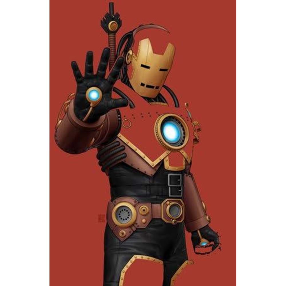 IRON MAN # 1 ITALIAN EDITION PANINI STORE EXCLUSIVE JOHN CHRISTOPHER TYLER NEGATIVE SPACE VARIANT