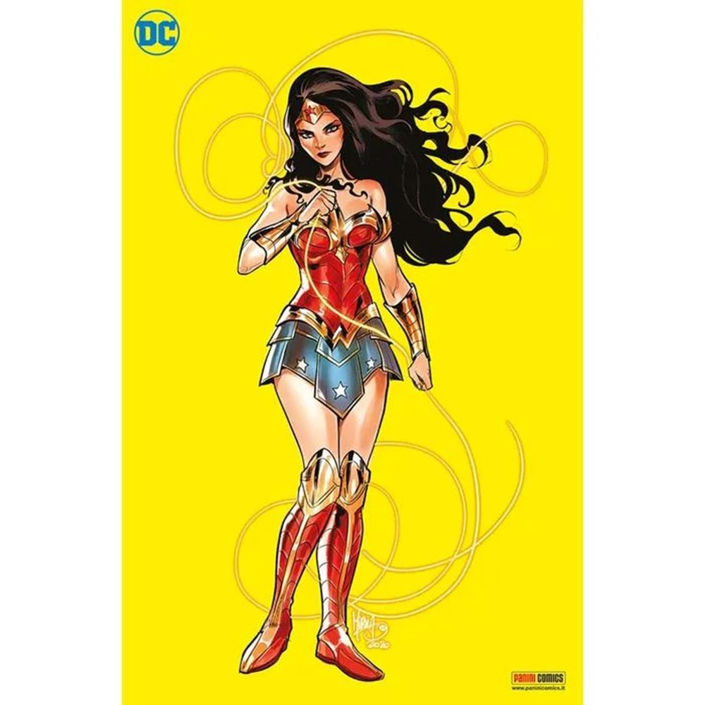 WONDER WOMAN ALFA #1 ITALIAN EDITION PANINI STORE EXCLUSIVE MIRKA ANDOLFO GOLD VIRGIN VARIANT