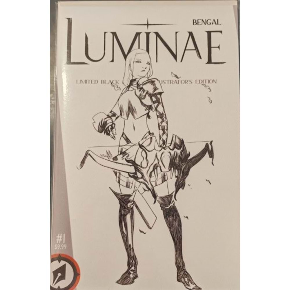LUMINAE #1 LIMITED BLACK AND WHITE ILLUSTRATORS EDITION