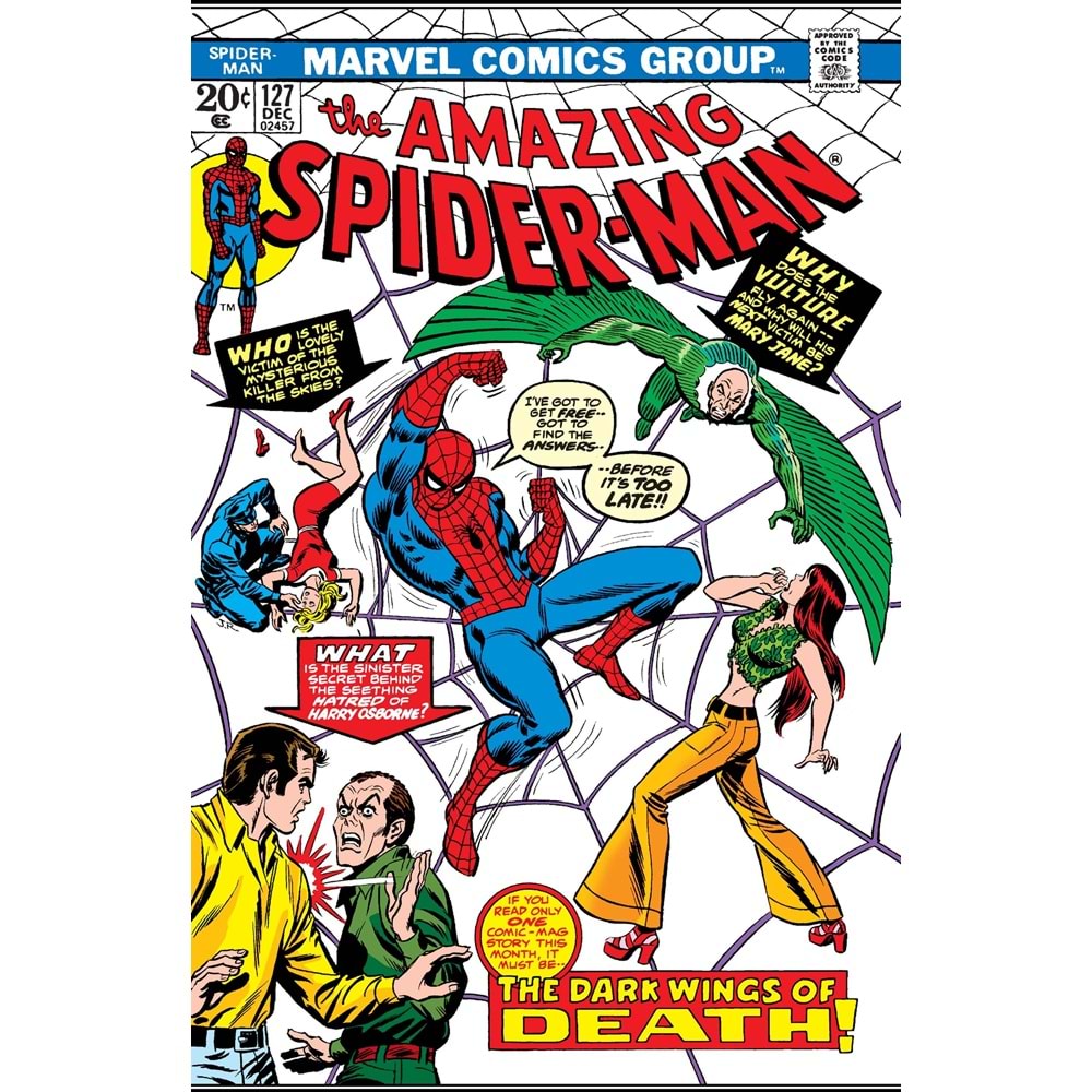 AMAZING SPIDER-MAN (1963) # 127 (İLK SAYFADA DAMGA VAR) VG