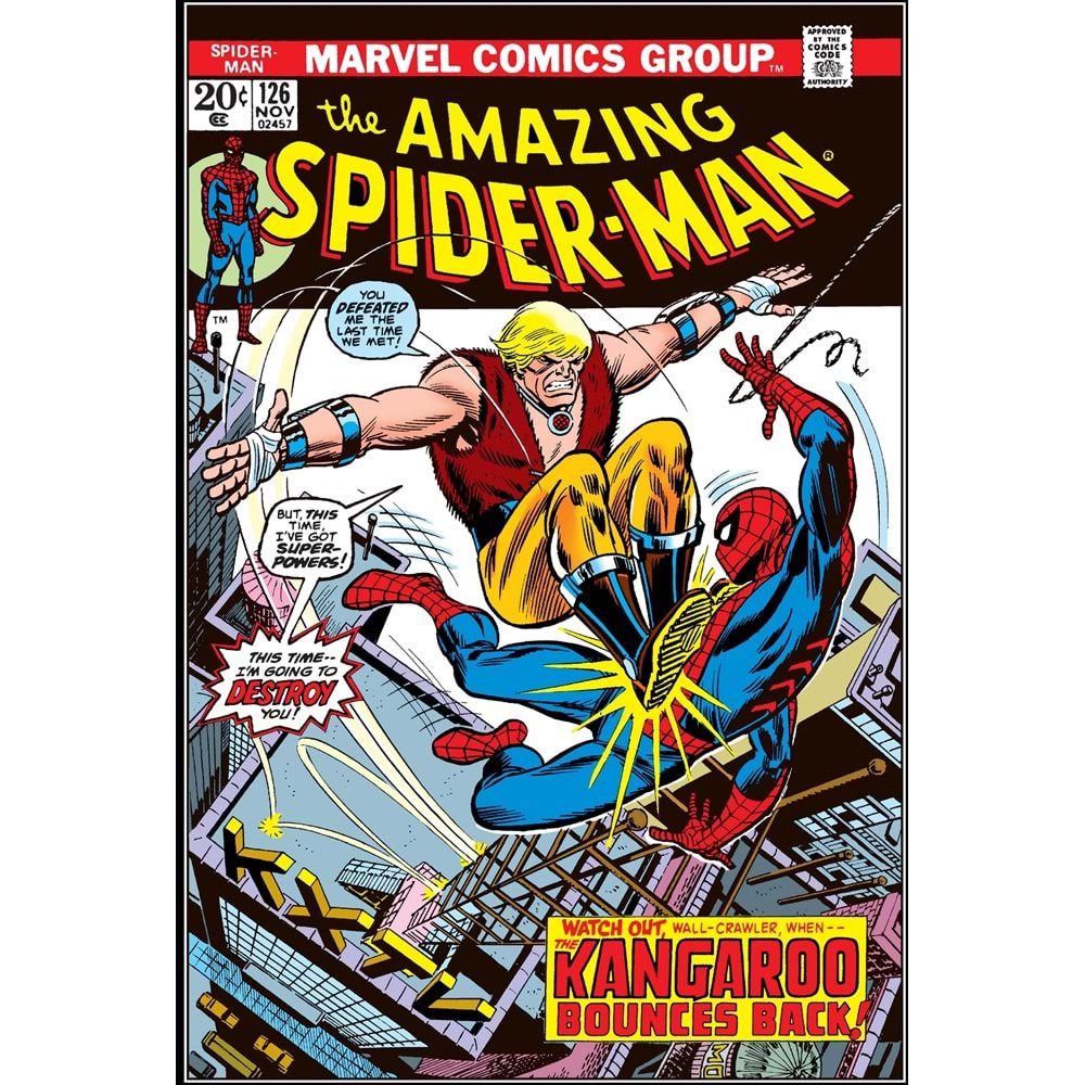 AMAZING SPIDER-MAN (1963) # 126 (İLK SAYFADA DAMGA VAR) VG