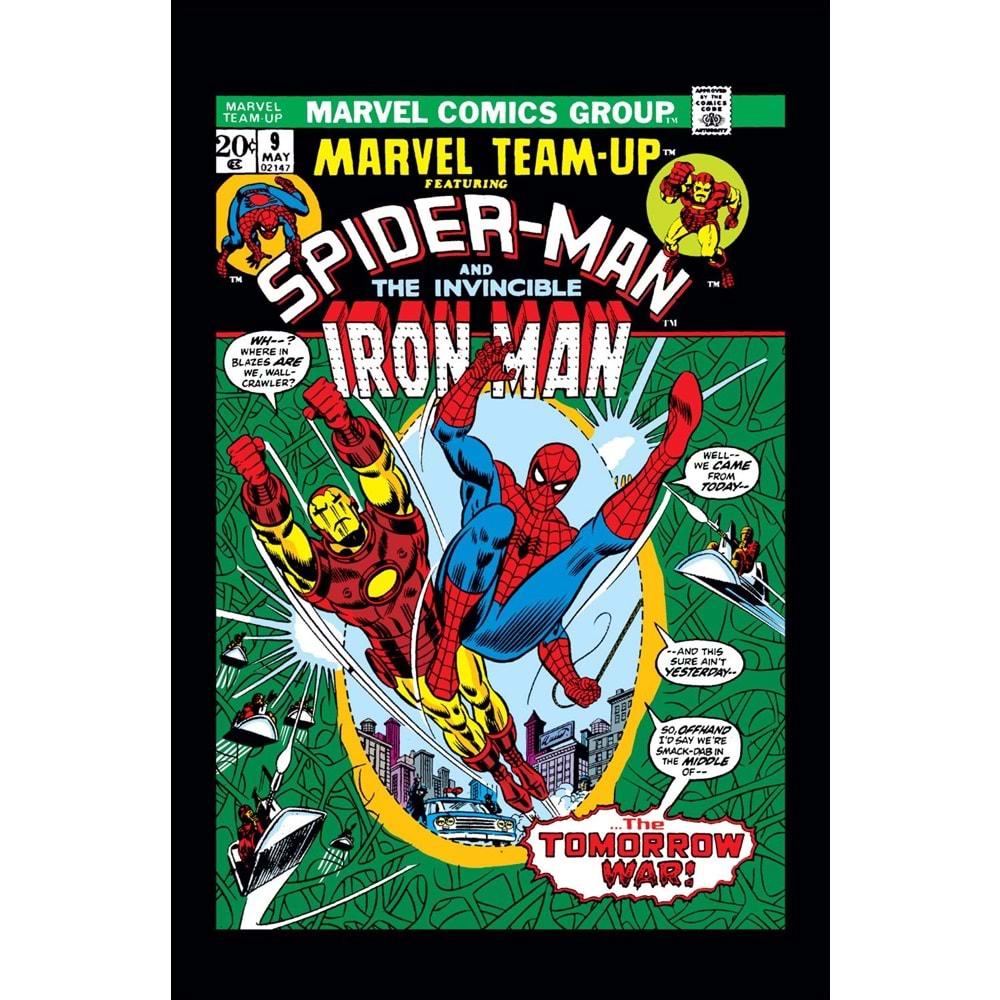 MARVEL TEAM-UP (1972) # 9 (İLK SAYFADA DAMGA VAR)