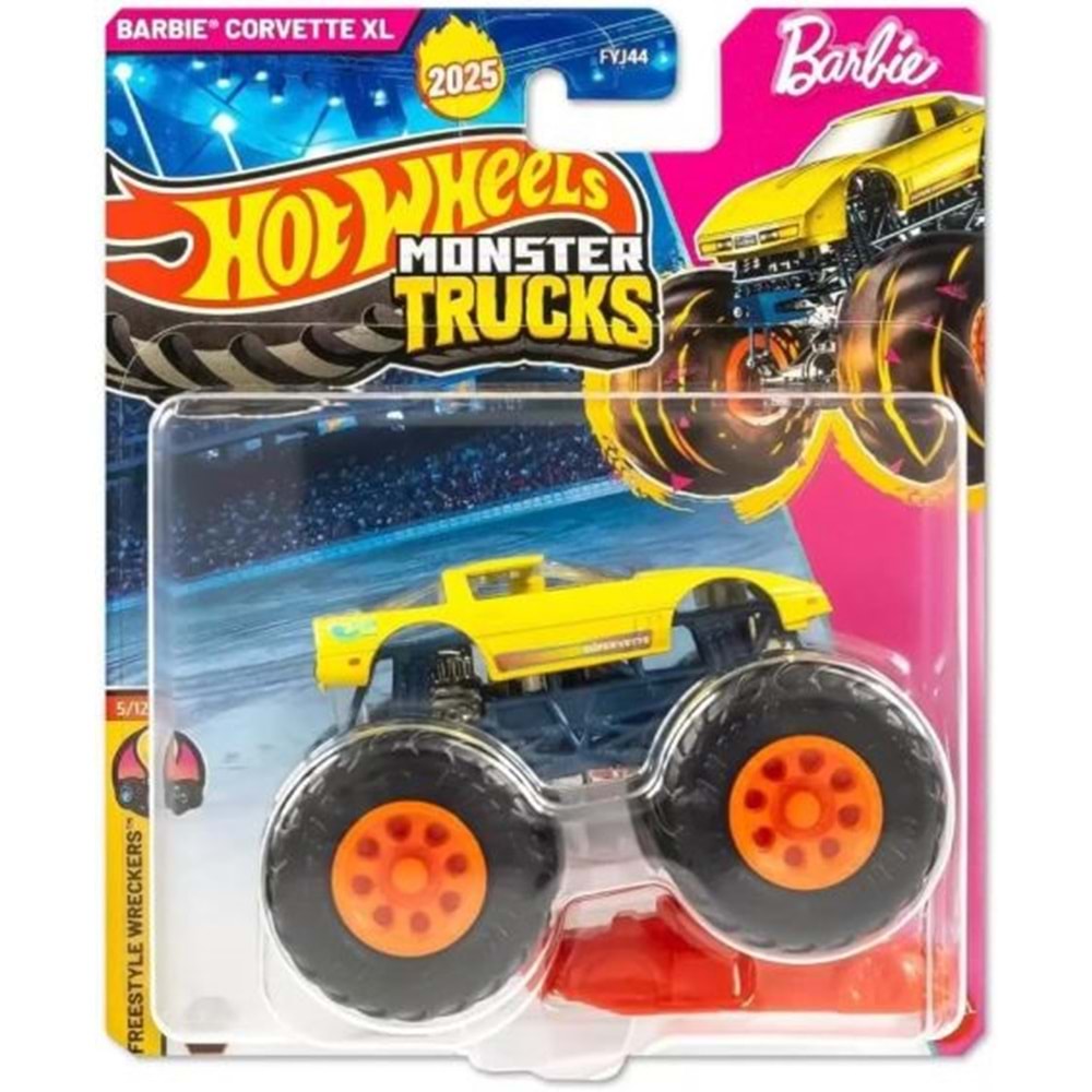 HOT WHEELS MONSTER TRUCKS BARBIE CORVETTE XL