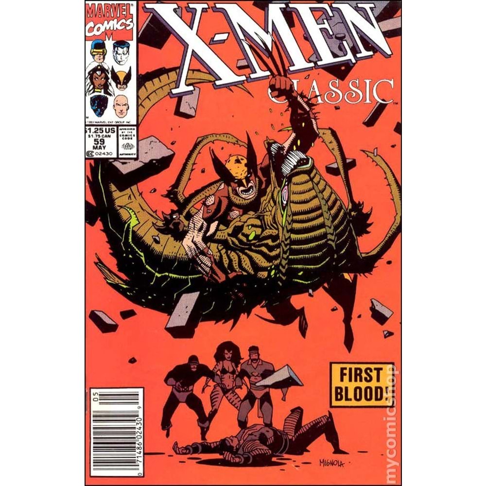X-MEN CLASSIC (1986) #59 NEWSSTAND F