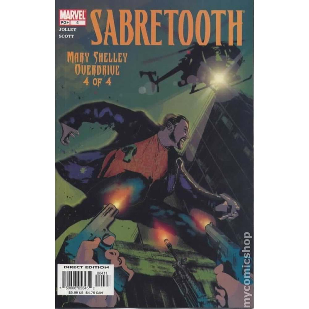 SABRETOOTH MARY SHELLEY OVERDRIVE #4 (OF 4)