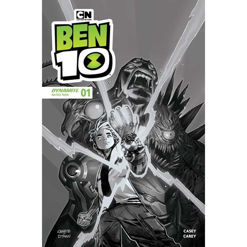 BEN 10 (2026) #1 COVER J 1:10 ERIC CANETE LINE ART VARIANT
