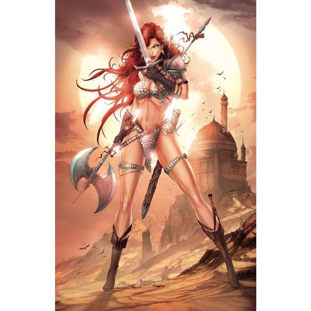 RED SONJA (2019) # 1 7ATE9 COMICS EXCLUSIVE JAMIE TYNDALL VIRGIN VARIANT