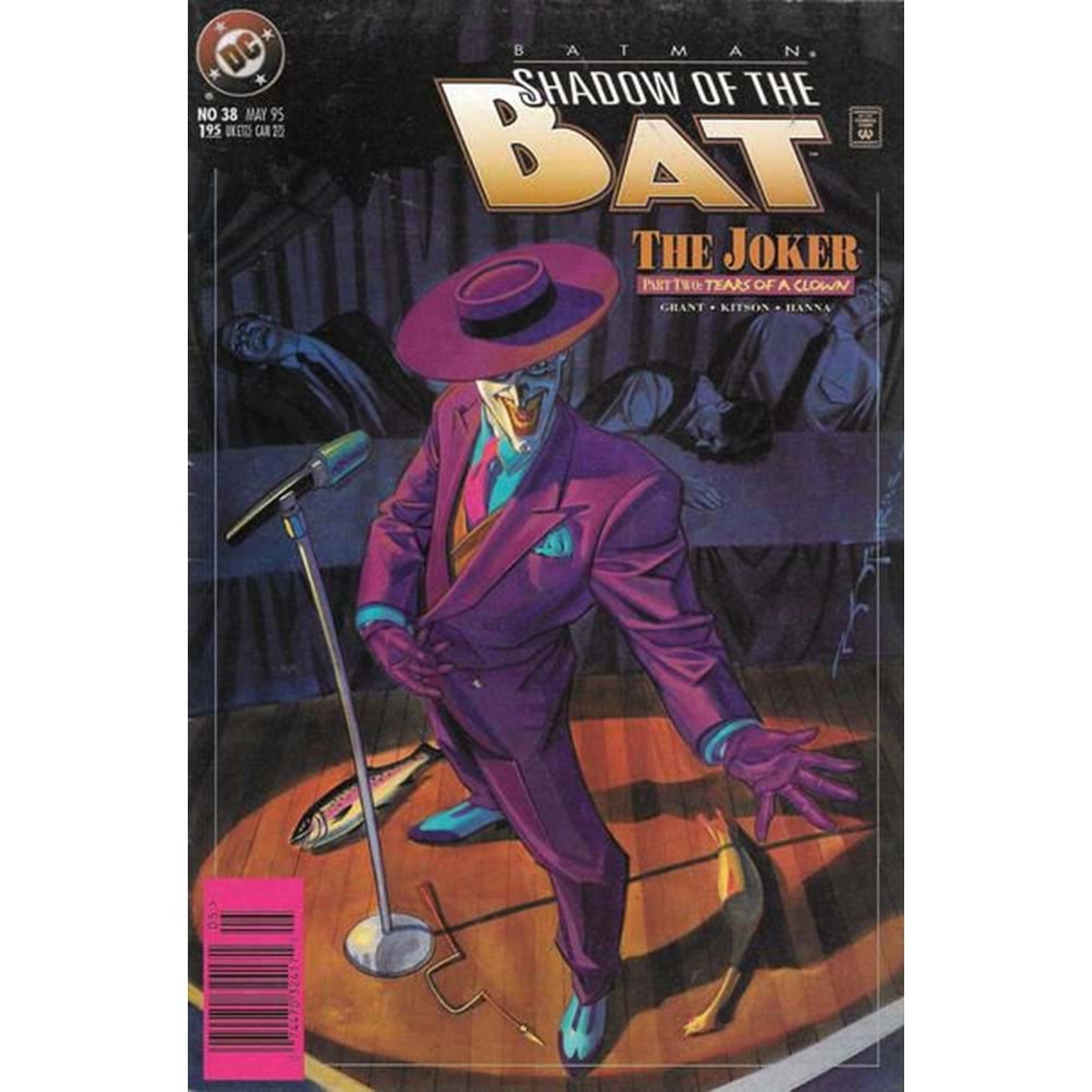 BATMAN SHADOW OF THE BAT # 38 NEWSSTAND (ARKA SAYFADA FİYAT ETİKETİ VAR)