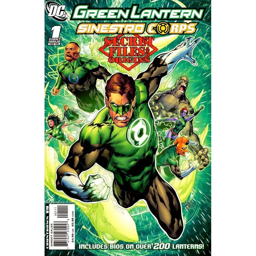 GREEN LANTERN SINESTRO CORPS SECRET FILES & ORIGINS (2007) #1 (ONE-SHOT)