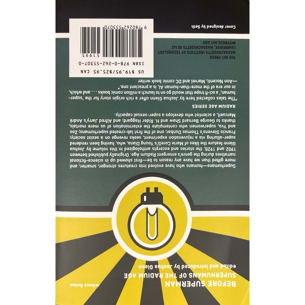 BEFORE SUPERMAN SUPERHUMANS OF THE RADIUM AGE NOVEL TPB (HASARLI, KÖŞEDEN DARBE ALMIŞ)