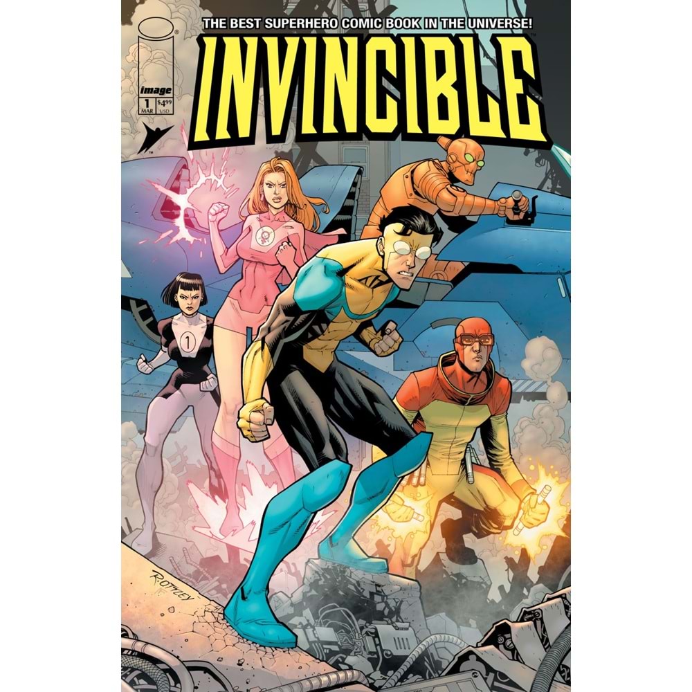INVINCIBLE FOIL EDITION #1 REPRINT COVER C RYAN OTTLEY & NATHAN FAIRBAIRN VARIANT