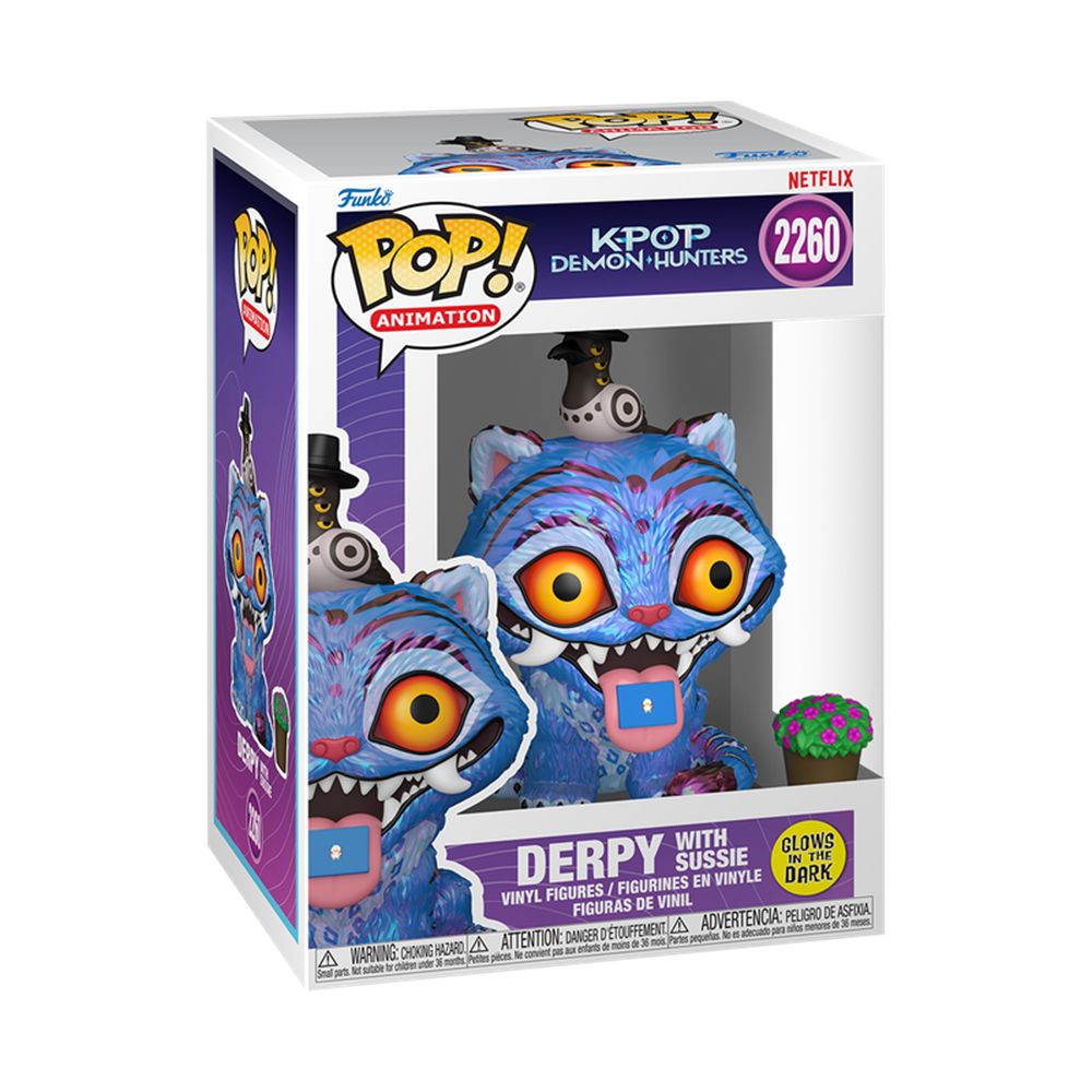 FUNKO POP ANIMATION K-POP DEMON HUNTERS DERPY WITH SUSSIE GLOW IN THE DARK 2260