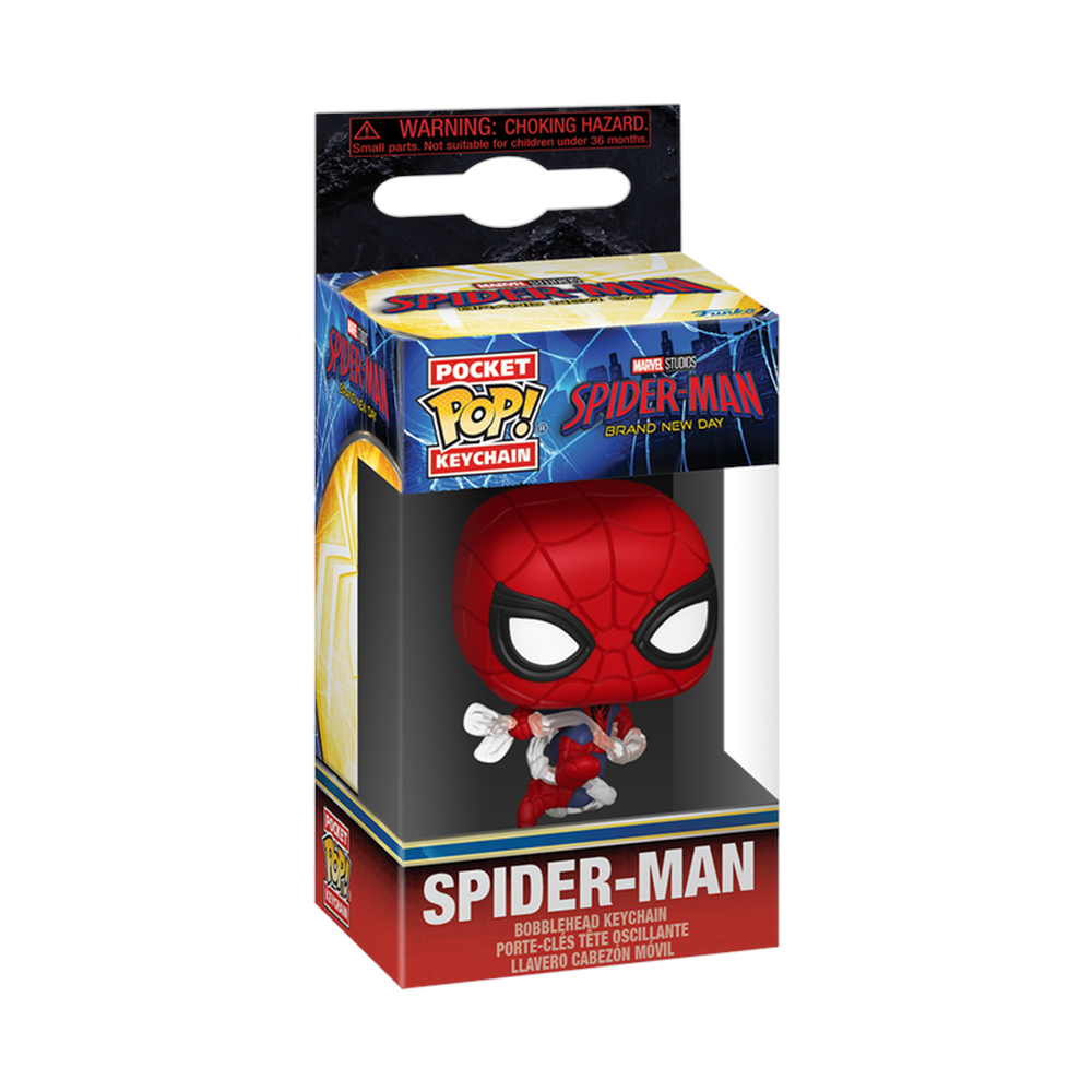 FUNKO POP SPIDER-MAN BRAND NEW DAY KEYCAHIN