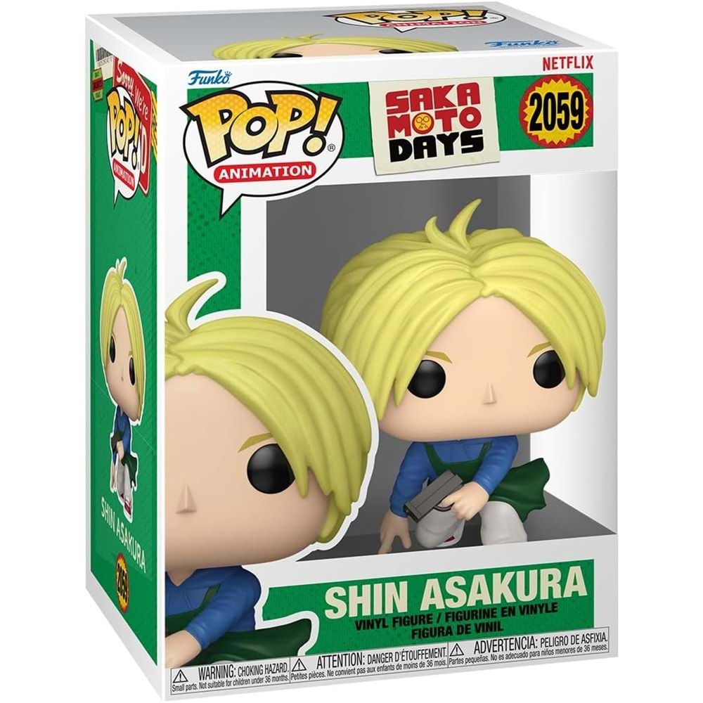 FUNKO POP ANIMATION SAKAMOTO DAYS SHIN ASAKURA 2059