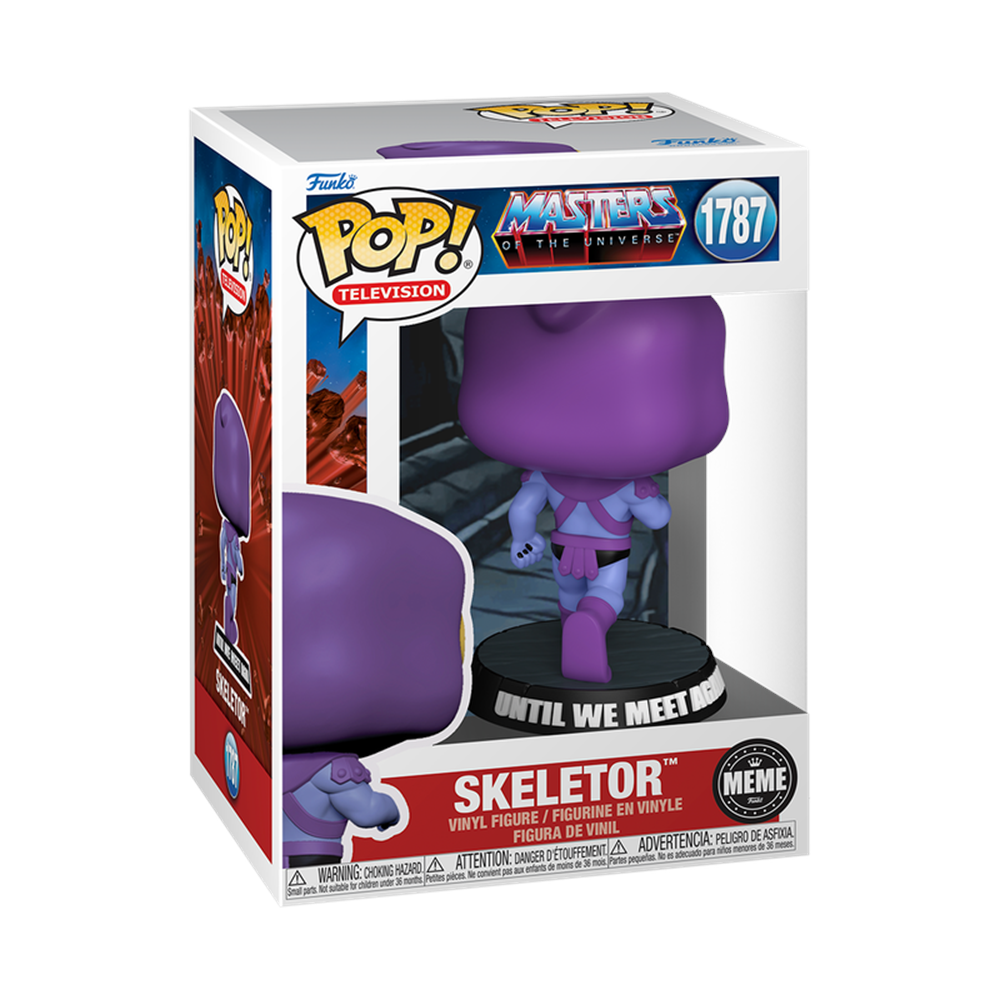 FUNKO POP TELEVISION MASTERS OF THE UNIVERSE SKELETOR MEME 1787