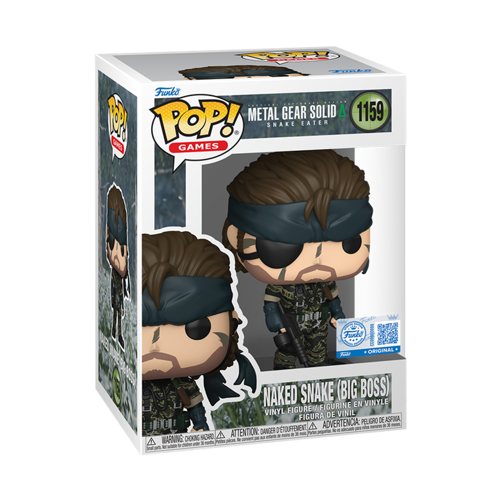 FUNKO POP GAMES METAL GEAR SOLID SNAKE EATER NAKED SNAKE BIG BOSS SPECIAL EDITION 1159