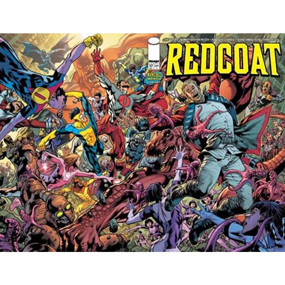 REDCOAT #17 COVER D BRYAN HITCH & BRAD ANDERSON INVINCIBLE TEAM UP WRAPAROUND VARIANT