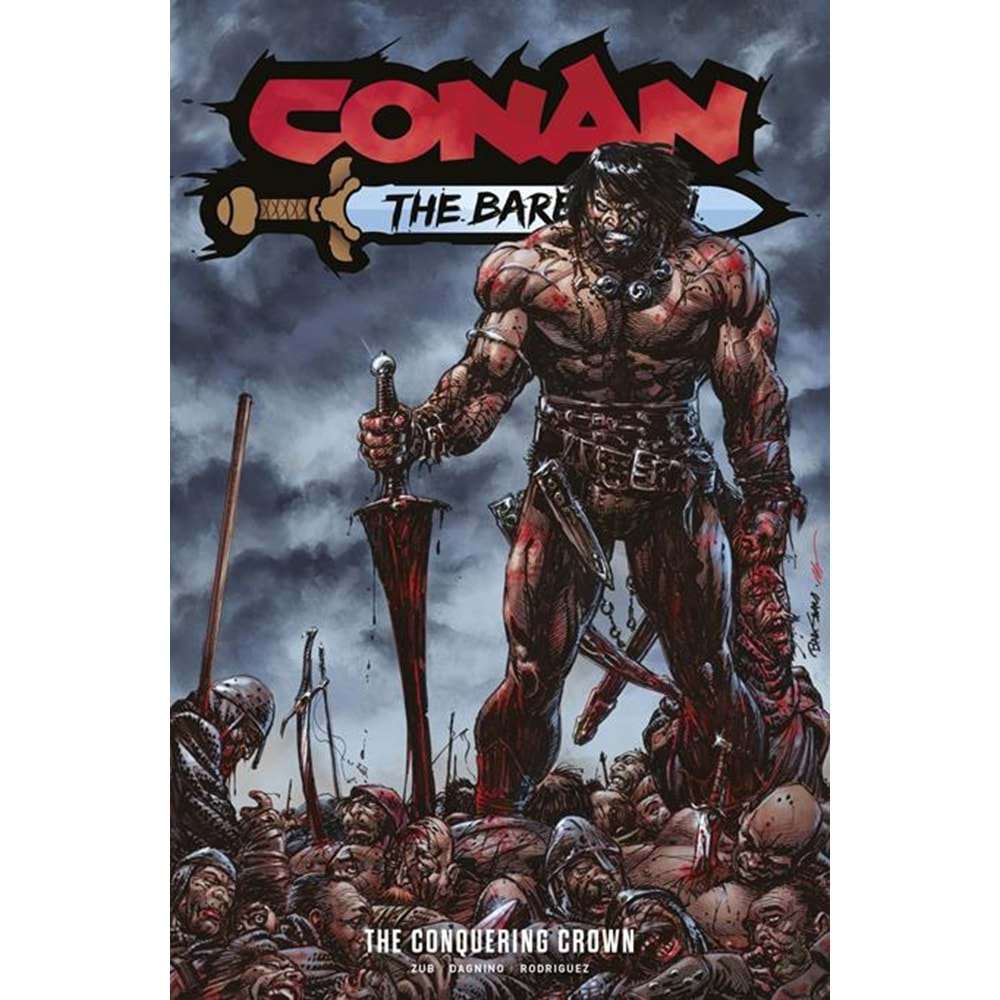 CONAN THE BARBARIAN (2023) VOL 7 THE CONQUERING CROWN TPB DIRECT MARKET EDITION BART SEARS COVER