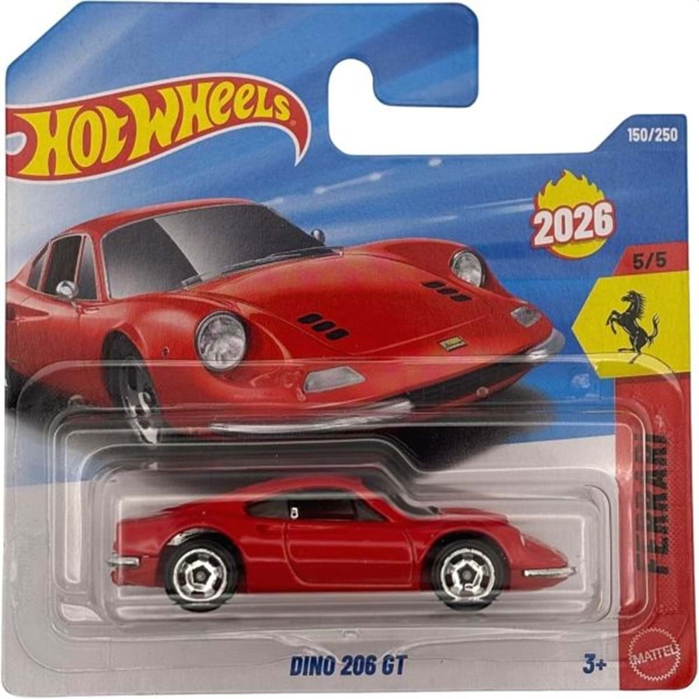 HOT WHEELS FERRARI DINO 206 GT