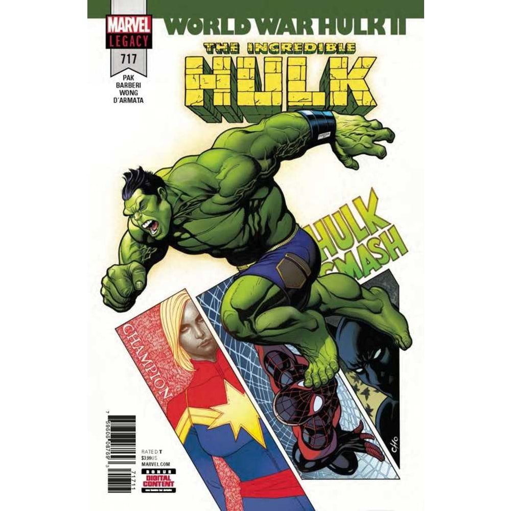 INCREDIBLE HULK (2017) # 717