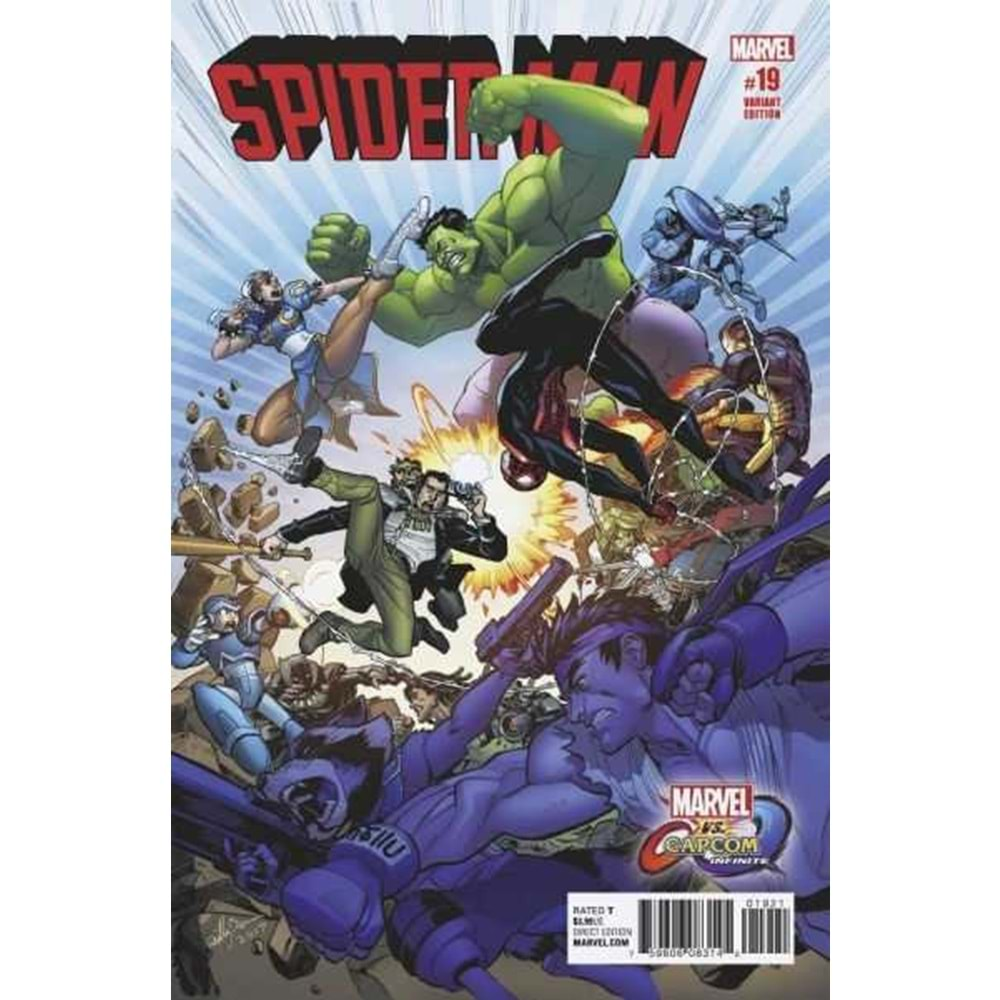 SPIDER-MAN (2016) # 19 MARVEL VS CAPCOM VARIANT