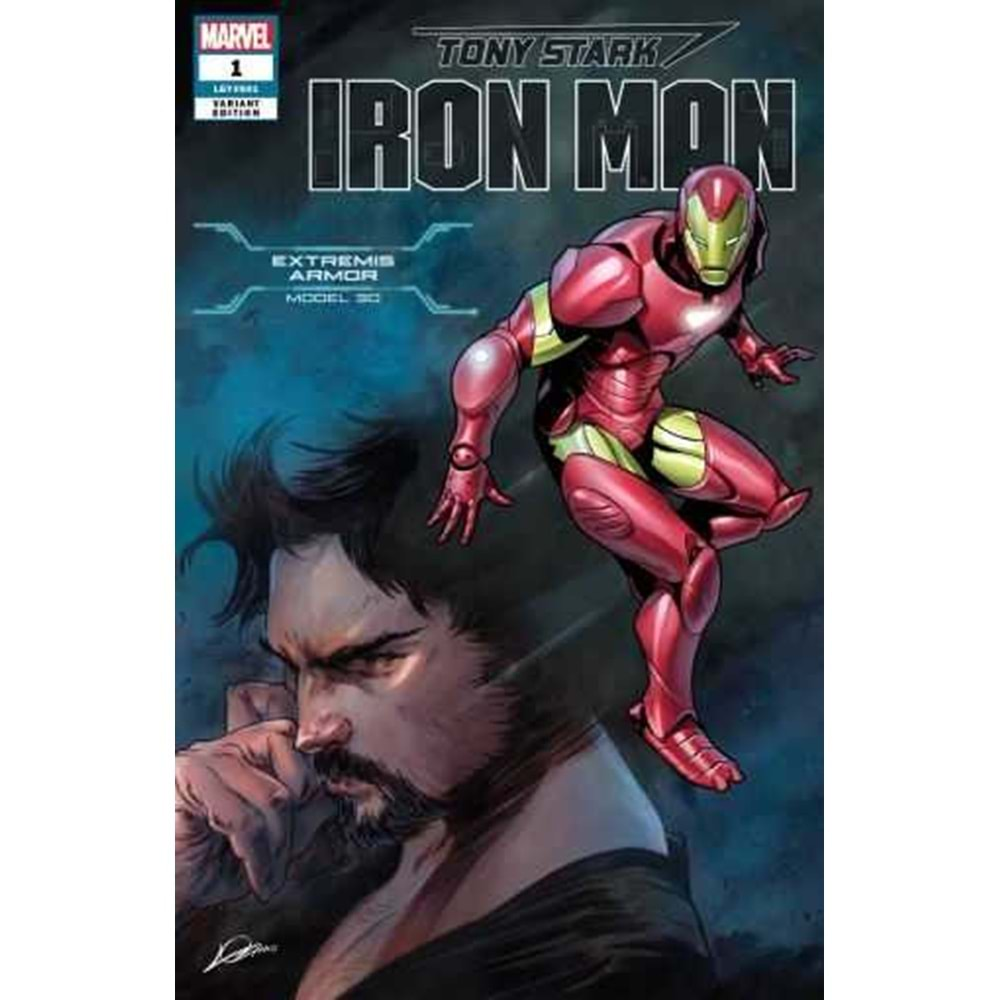 TONY STARK IRON MAN # 1 EXTREMIS ARMOR VARIANT