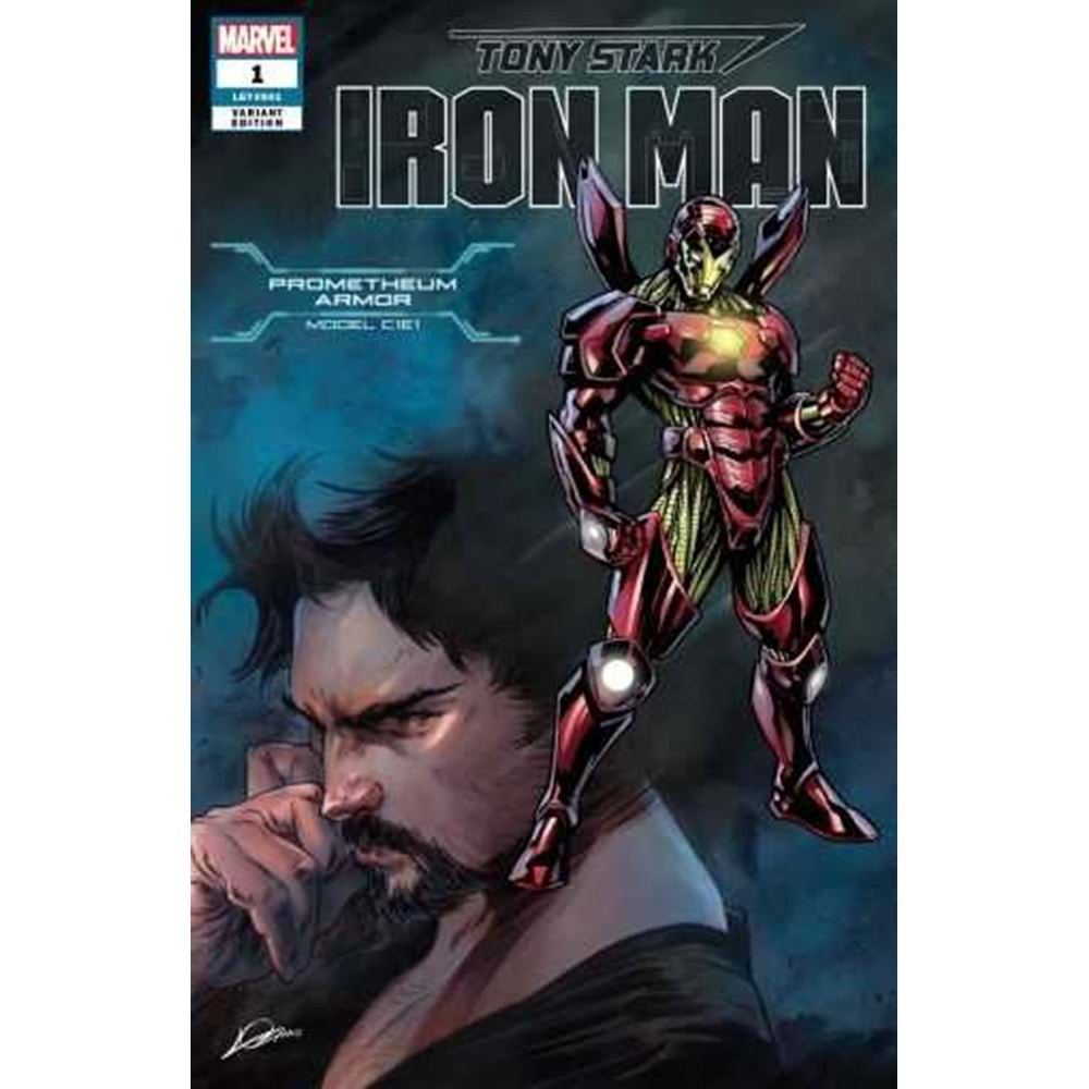 TONY STARK IRON MAN # 1 PROMETHEUM ARMOR VARIANT