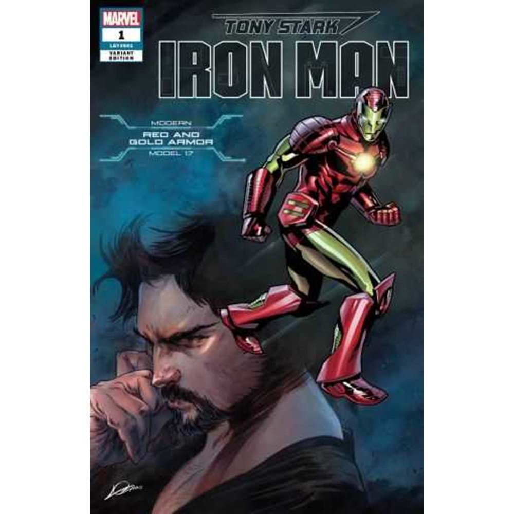 TONY STARK IRON MAN # 1 MODERN RED AND GOLD ARMOR VARIANT