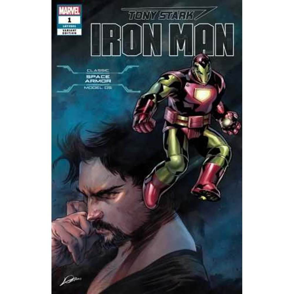 TONY STARK IRON MAN # 1 CLASSIC SPACE ARMOR VARIANT