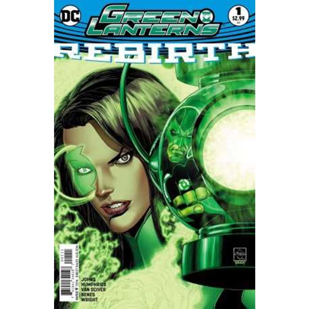 DF Green Lanterns Rebirth # 1 Ethan Van Sciver İmzalı Sertifikalı