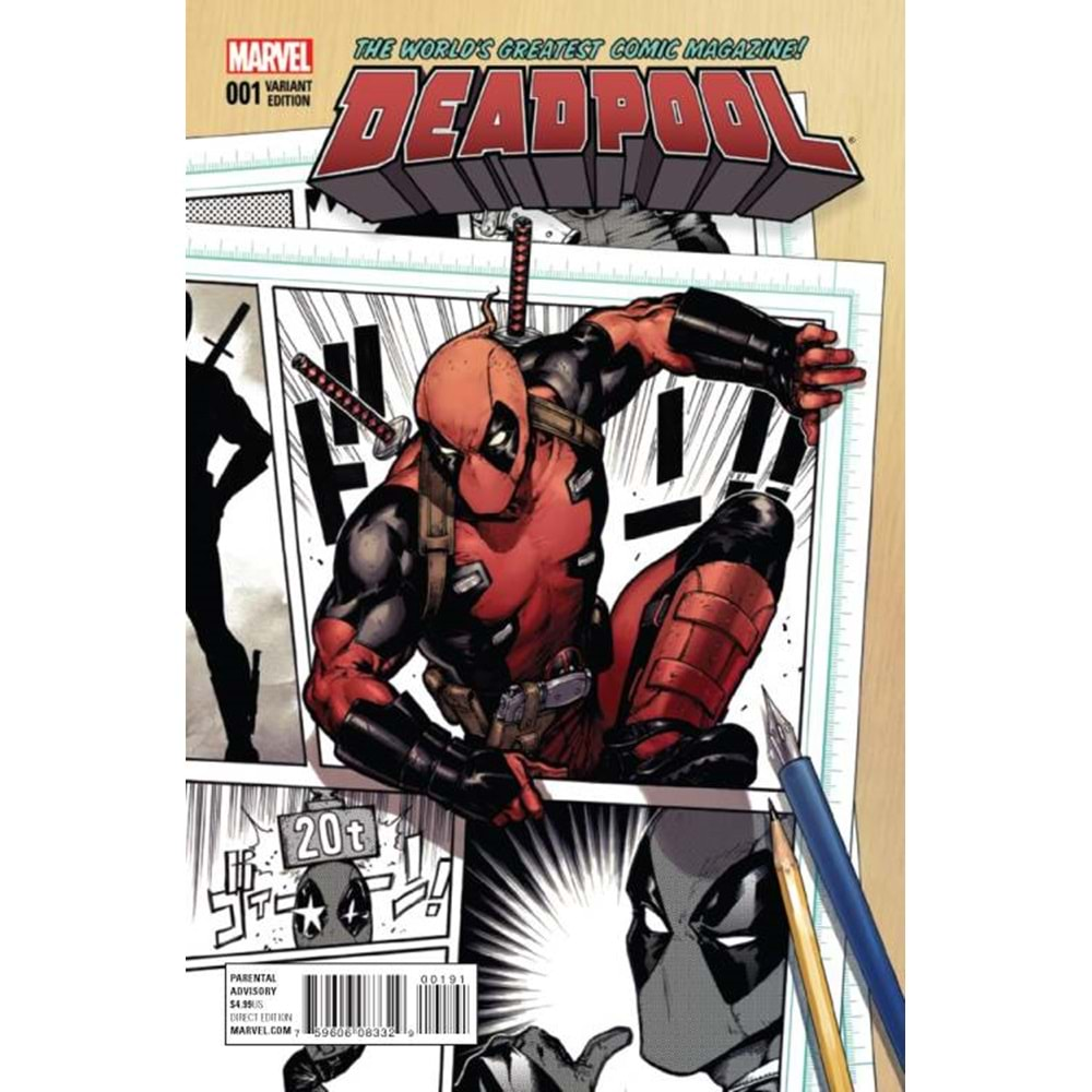 DEADPOOL (2016) # 1 1:25 SHIRAHAMA VARIANT