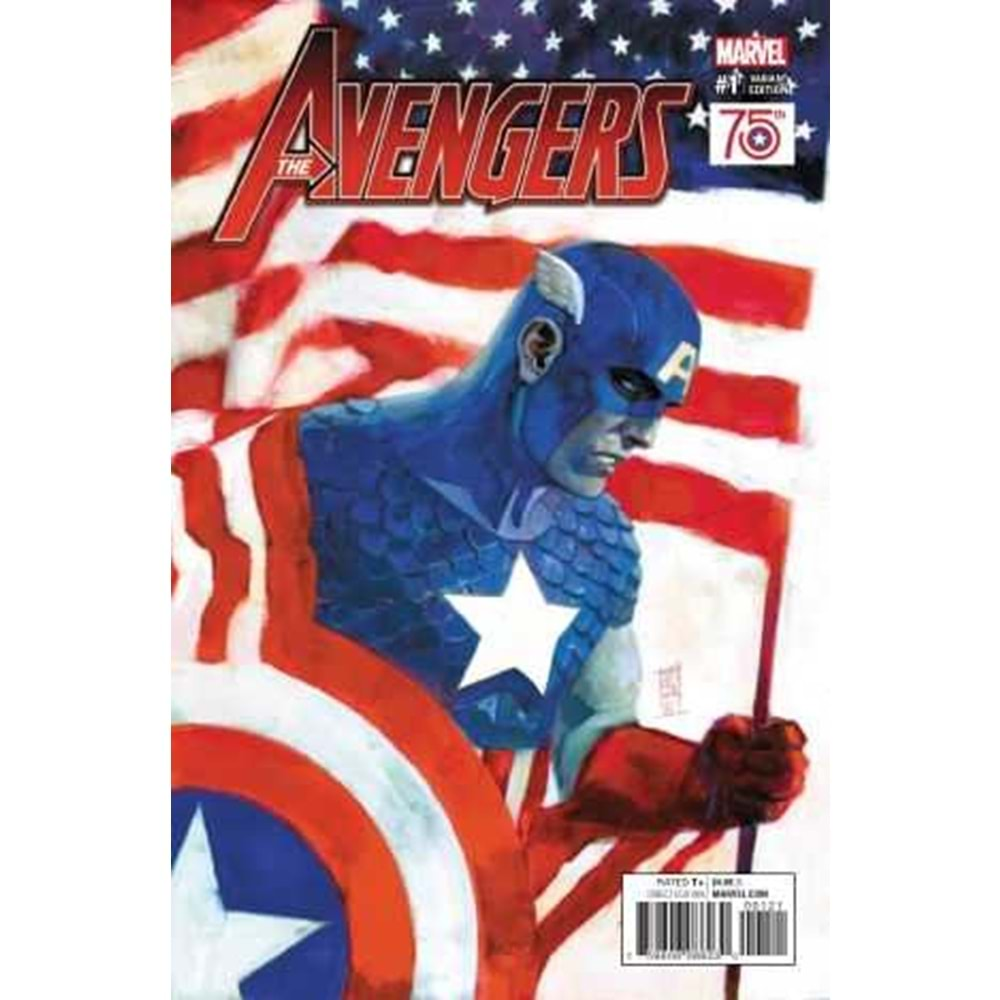 AVENGERS (2017) # 1 1:50 CAPTAIN AMERICA 75TH ANNIVERSARY VARIANT