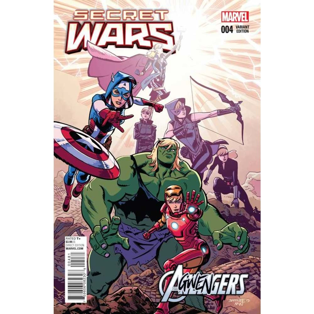 SECRET WARS (2015) # 4 SAMNEE AGWENGERS GWEN STACY VARIANT