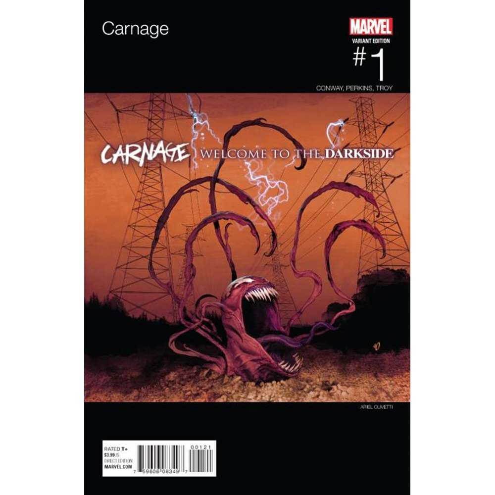 CARNAGE (2015) # 1 OLIVETTI HIP HOP VARIANT