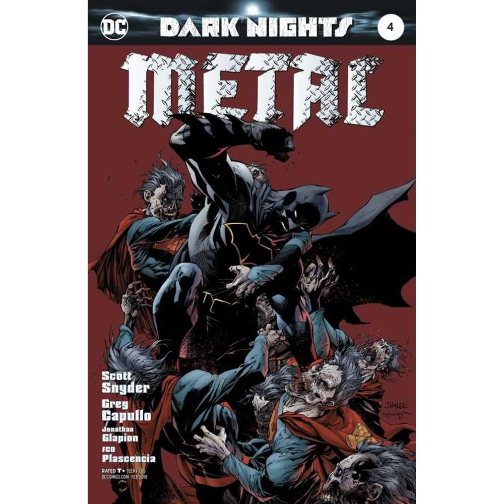 DARK NIGHTS METAL # 4 JIM LEE VARIANT