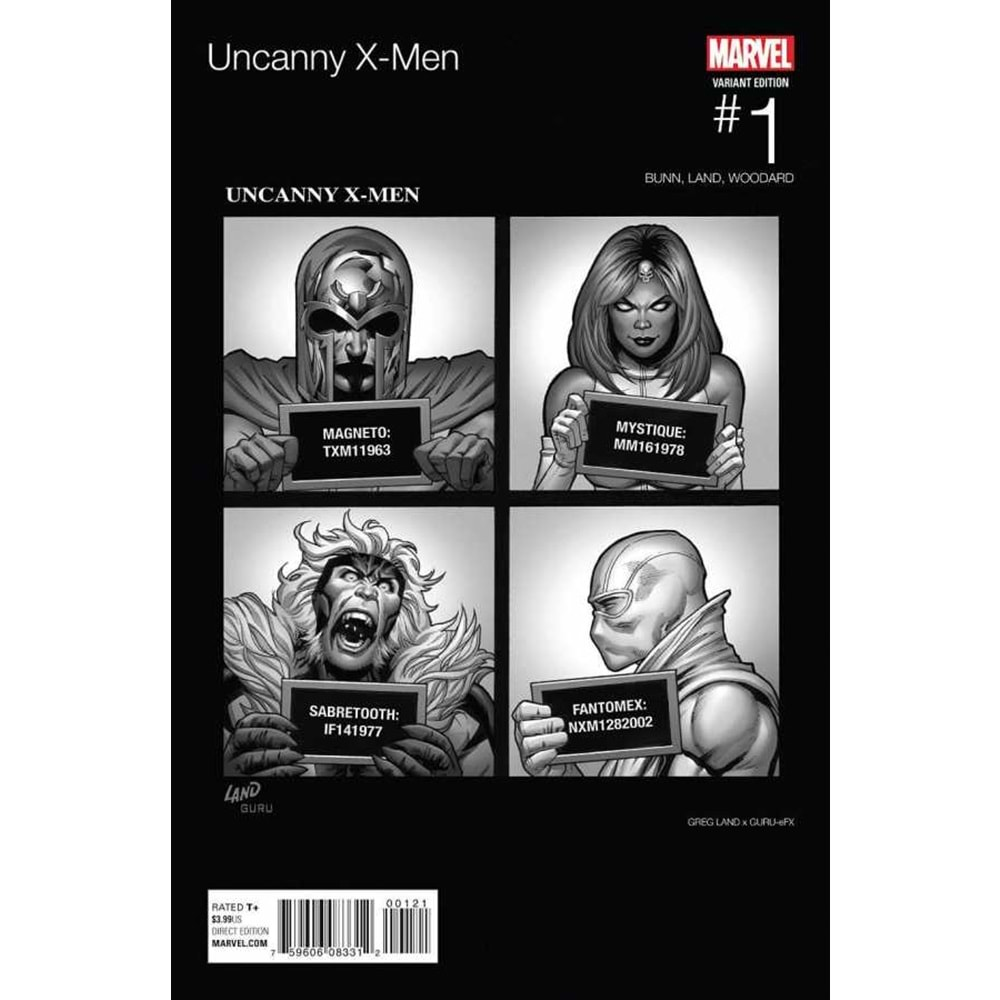 UNCANNY X-MEN (2016) # 1 LAND HIP HOP VARIANT