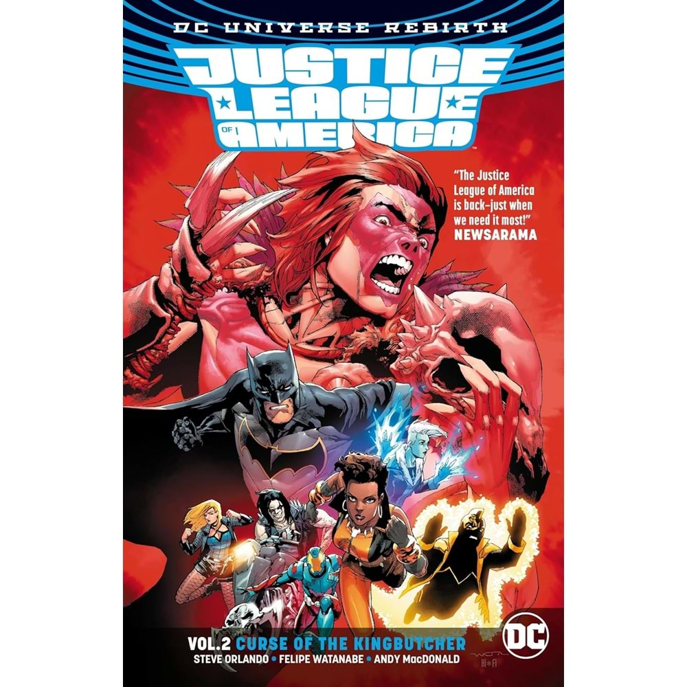 JUSTICE LEAGUE OF AMERICA (REBIRTH) VOL 2 CURSE OF THE KINGBUTCHER TPB