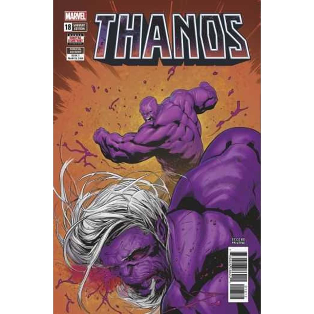 THANOS (2017) # 18 SECOND PRINTING SHAW VARIANT