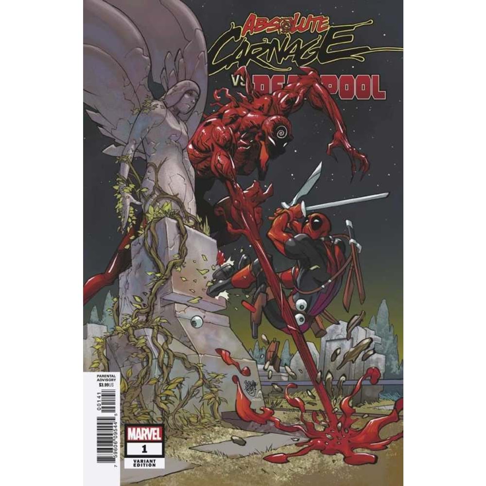 ABSOLUTE CARNAGE VS DEADPOOL # 1 FERRY VARIANT