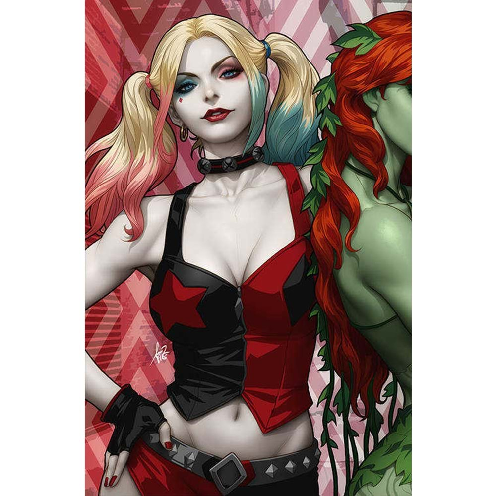 HARLEY QUINN AND POISON IVY # 1 HARLEY QUINN ARTGERM CARD STOCK VARIANT